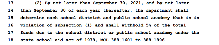 Penalties for teaching CRT
