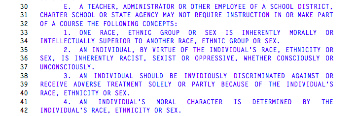 List of CRT conditions