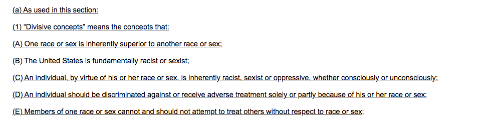 List of CRT conditions