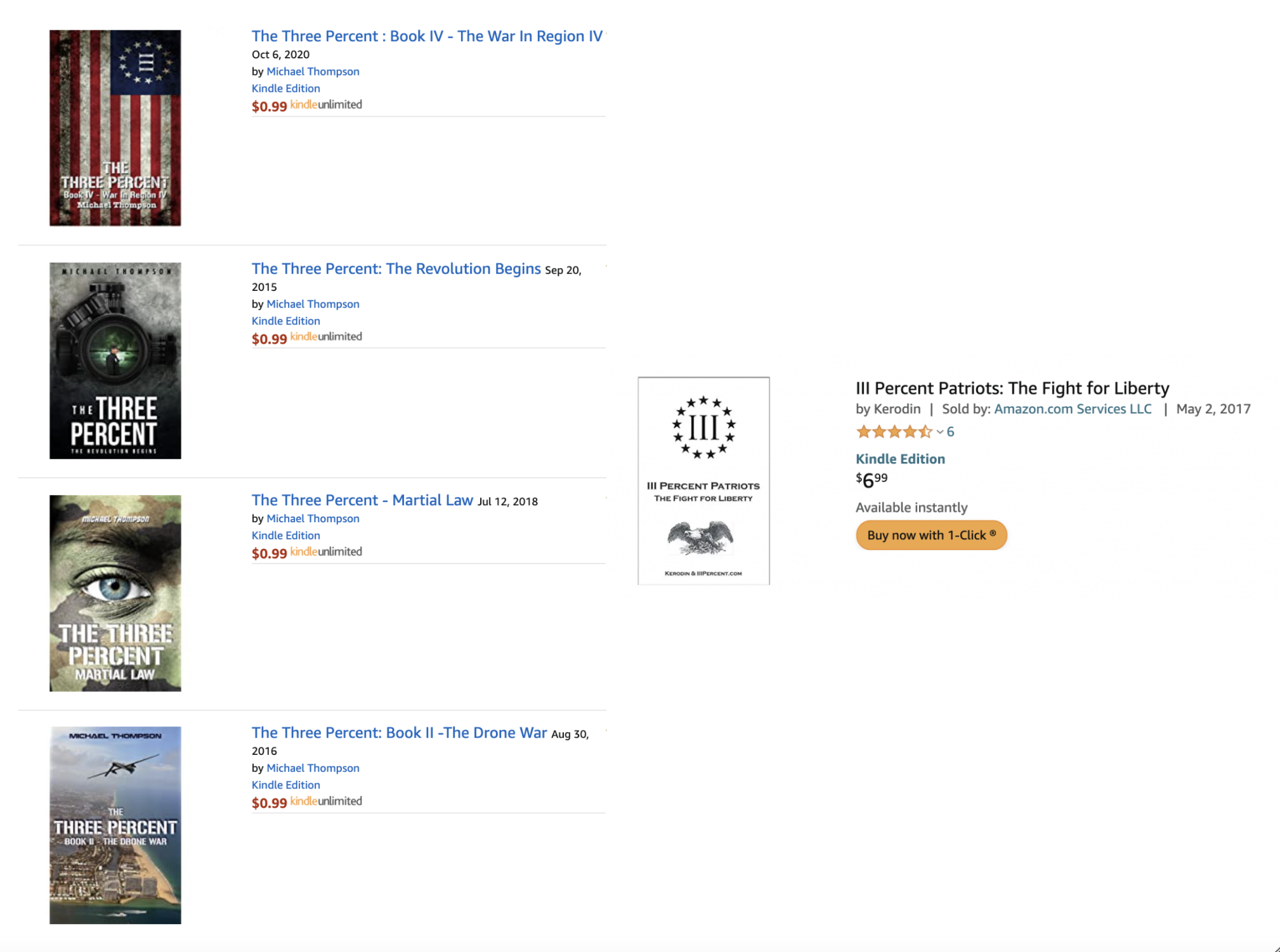 five three percenter books
