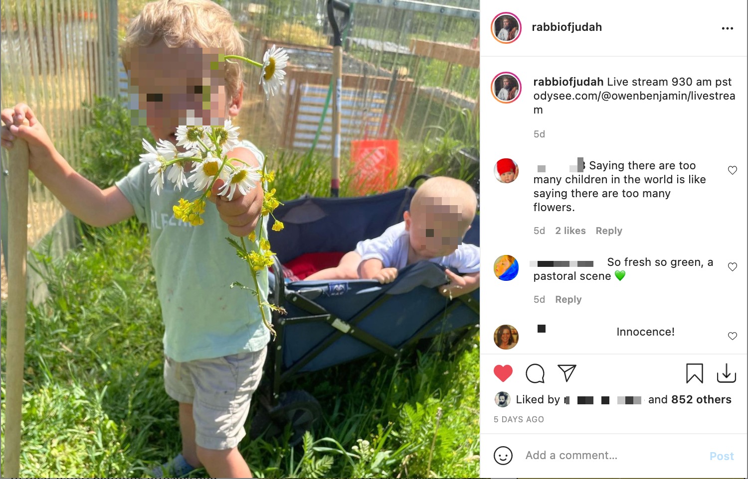 Benjamin -- link to stream