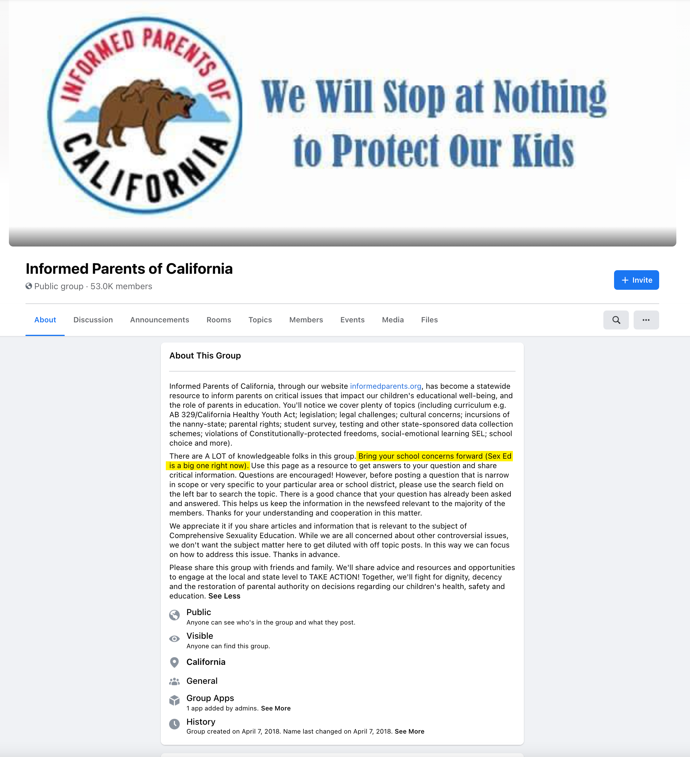 image of facebook group