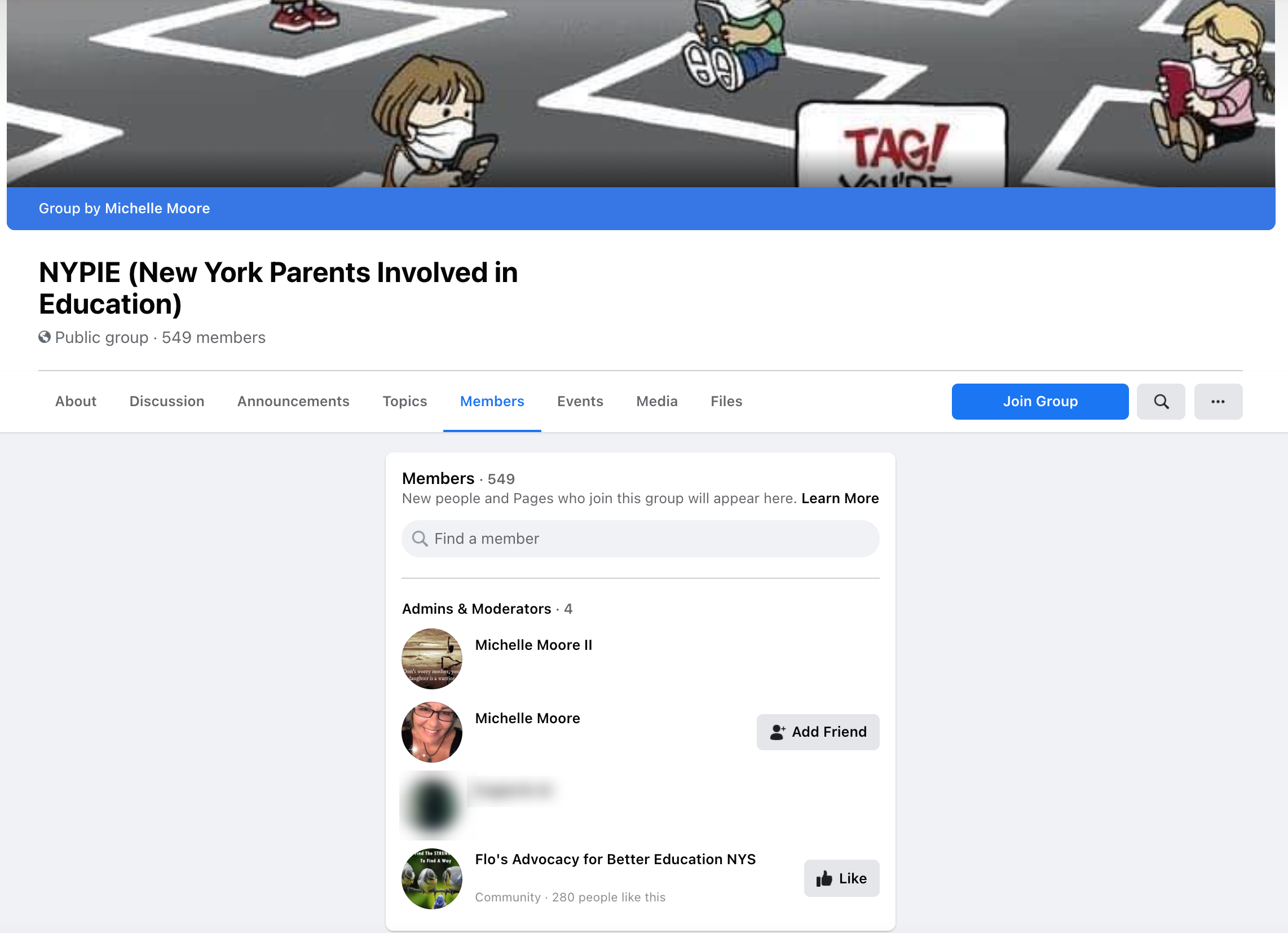 image of facebook group