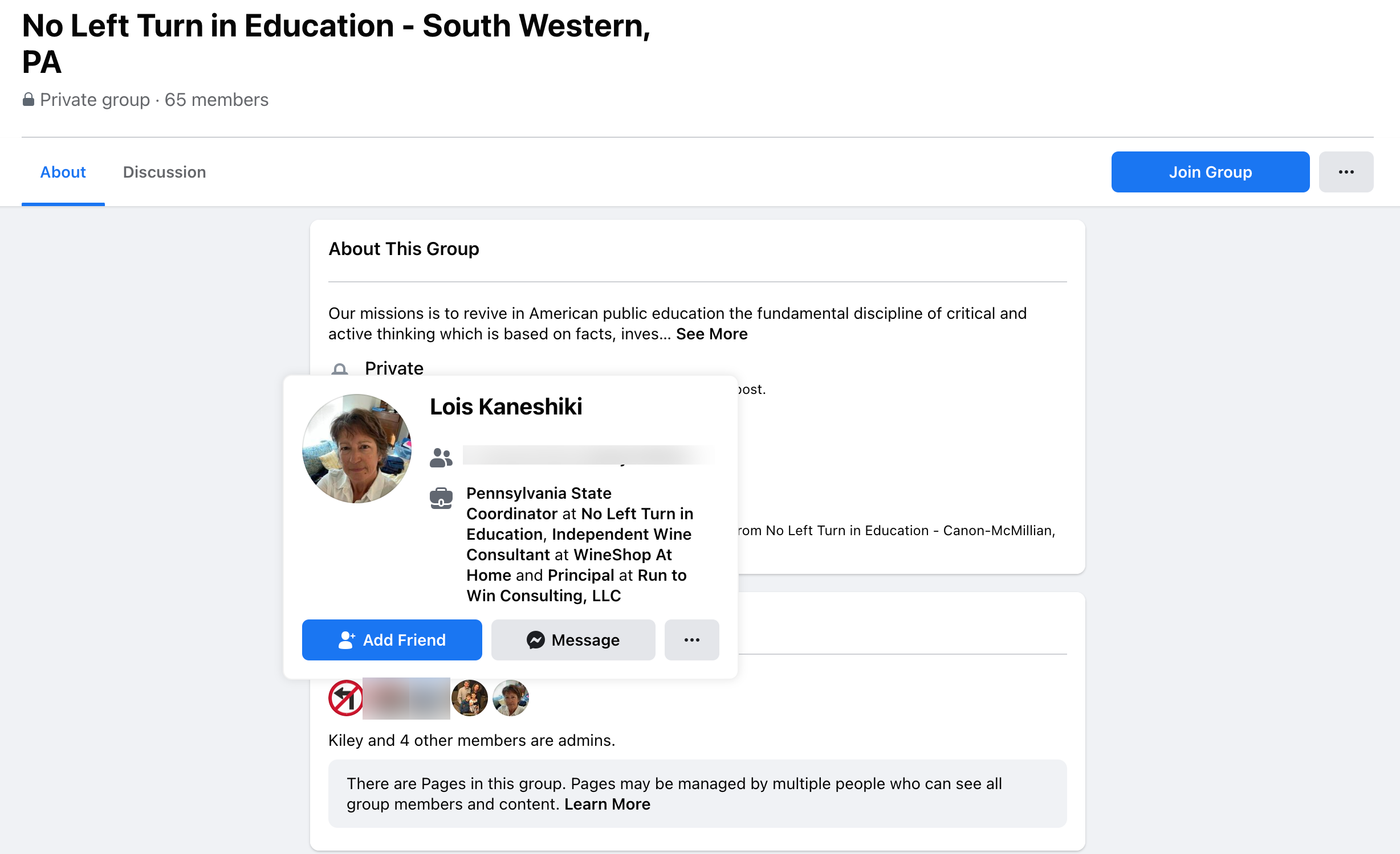 image of facebook group