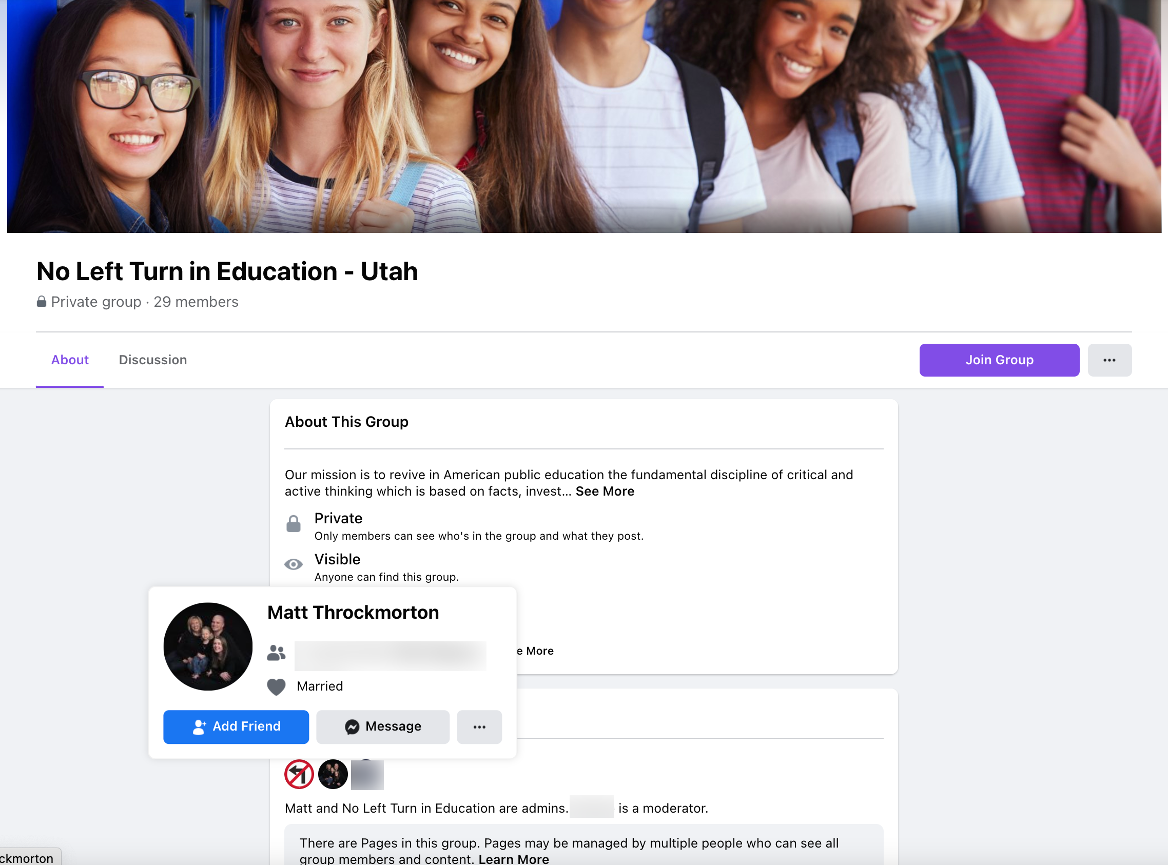 image of facebook group