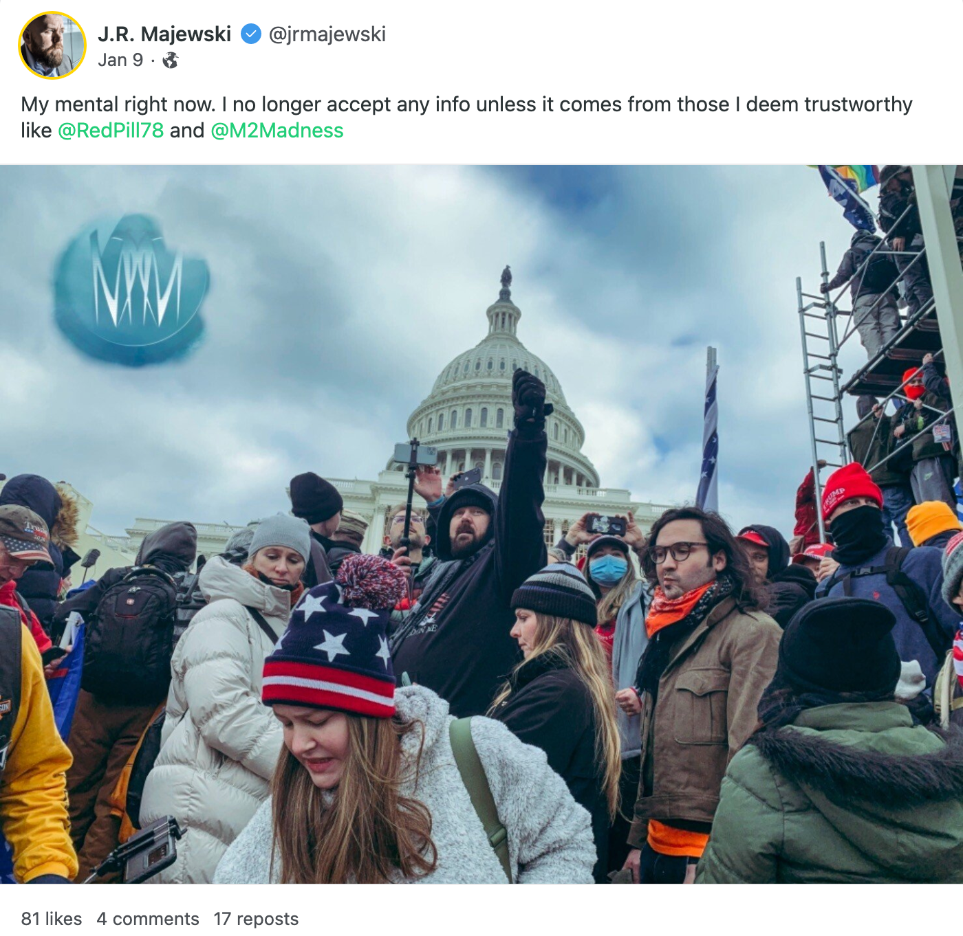 JR Majewski insurrection