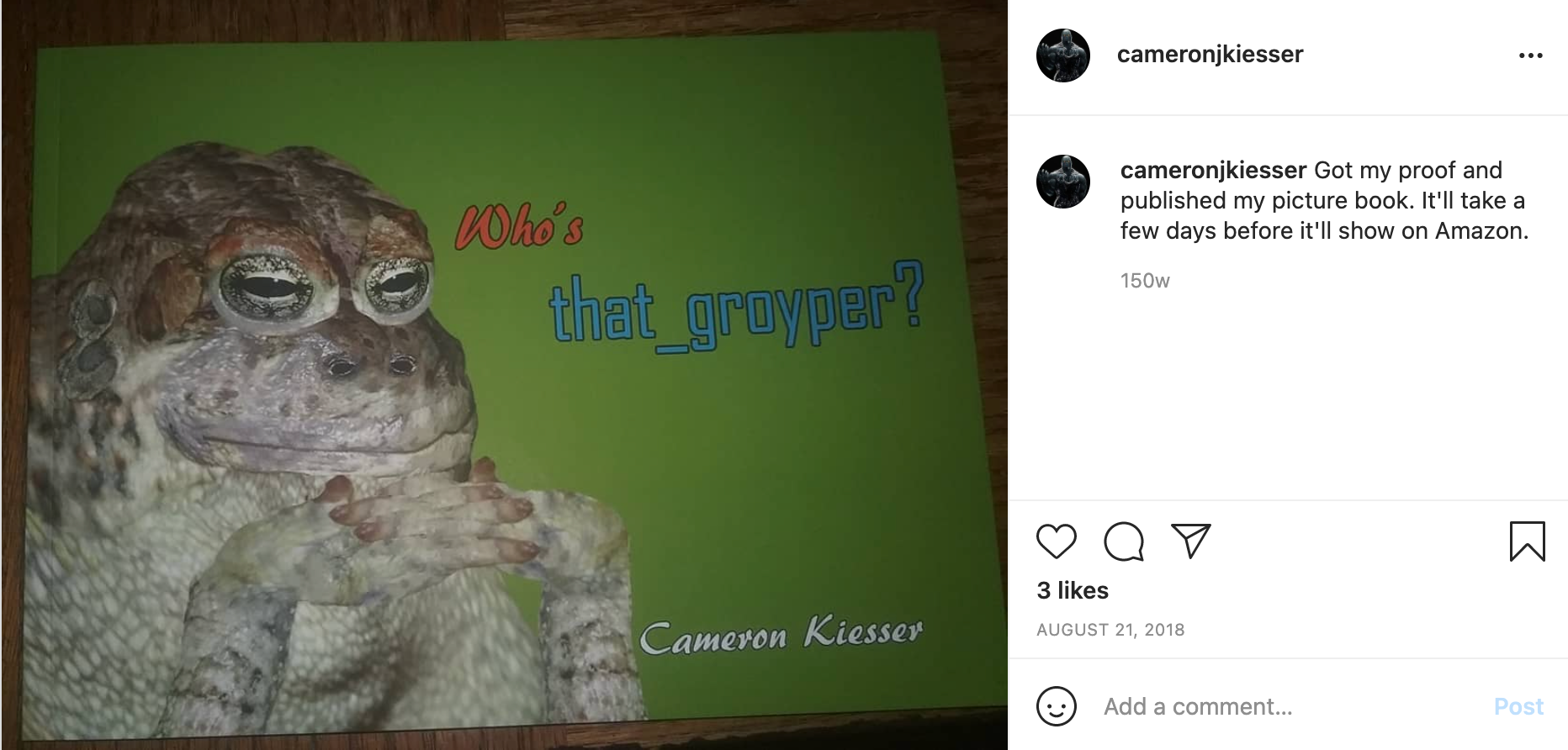 Groyper books IG post1