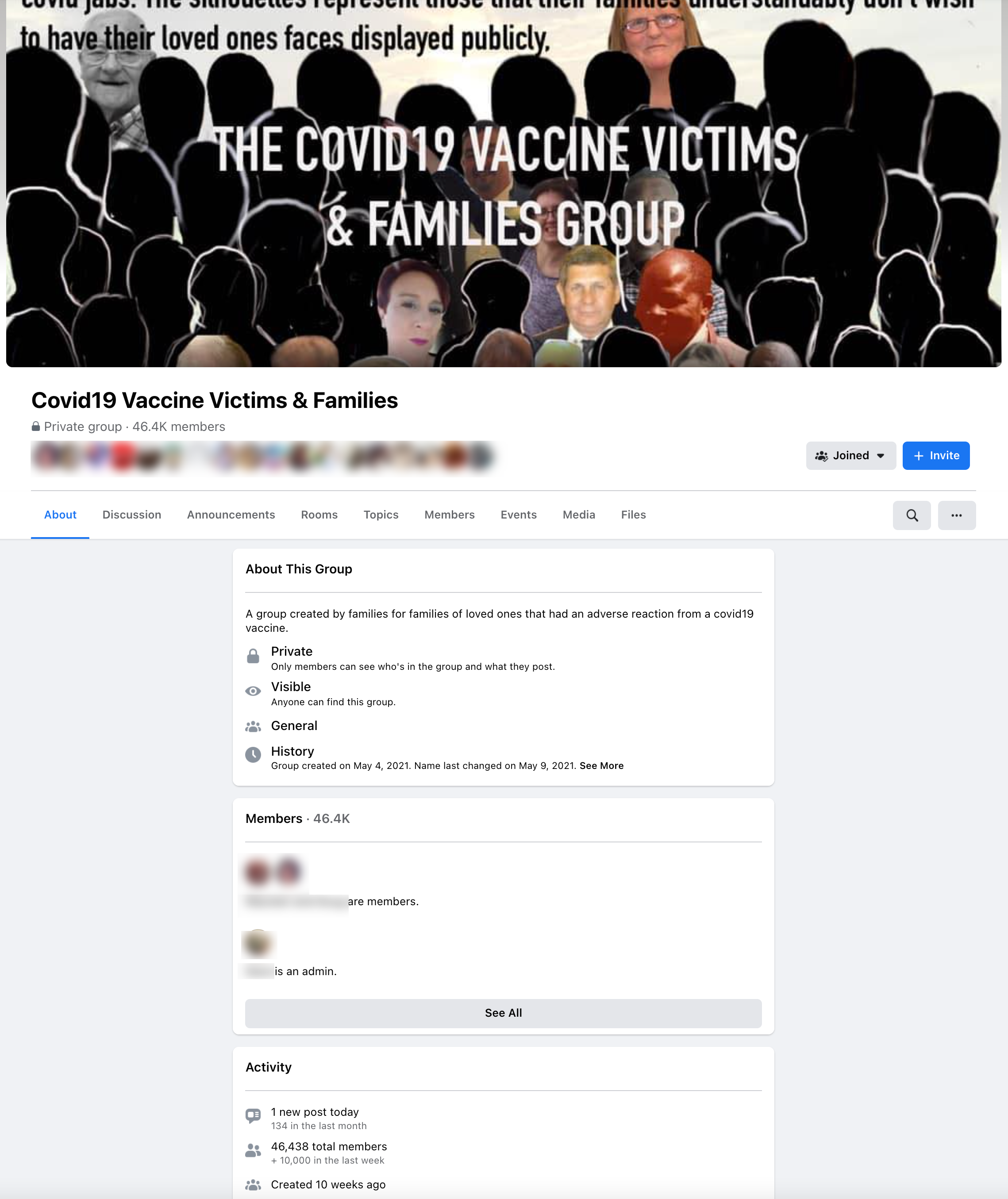 image of facebook group