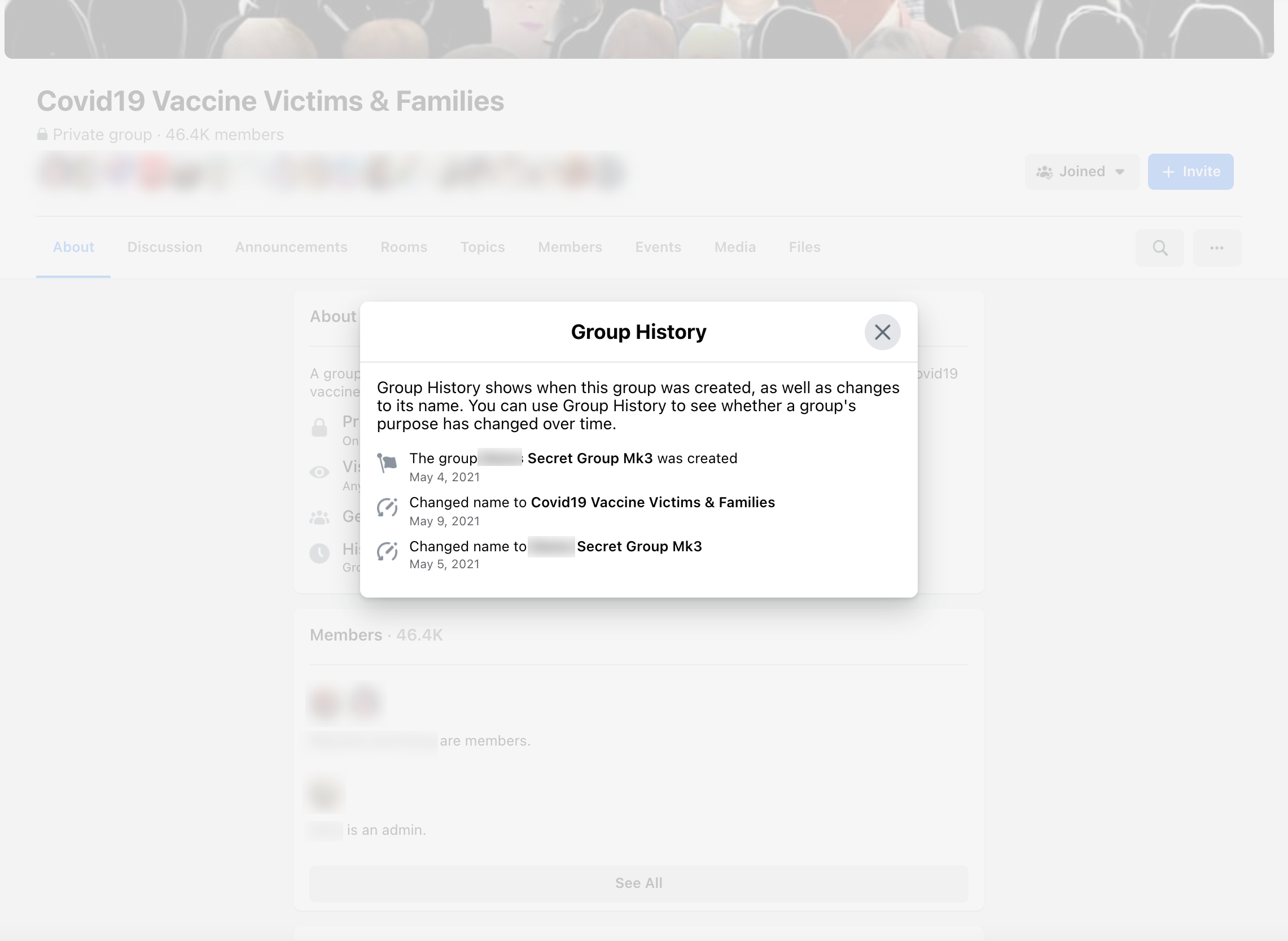 image of facebook group