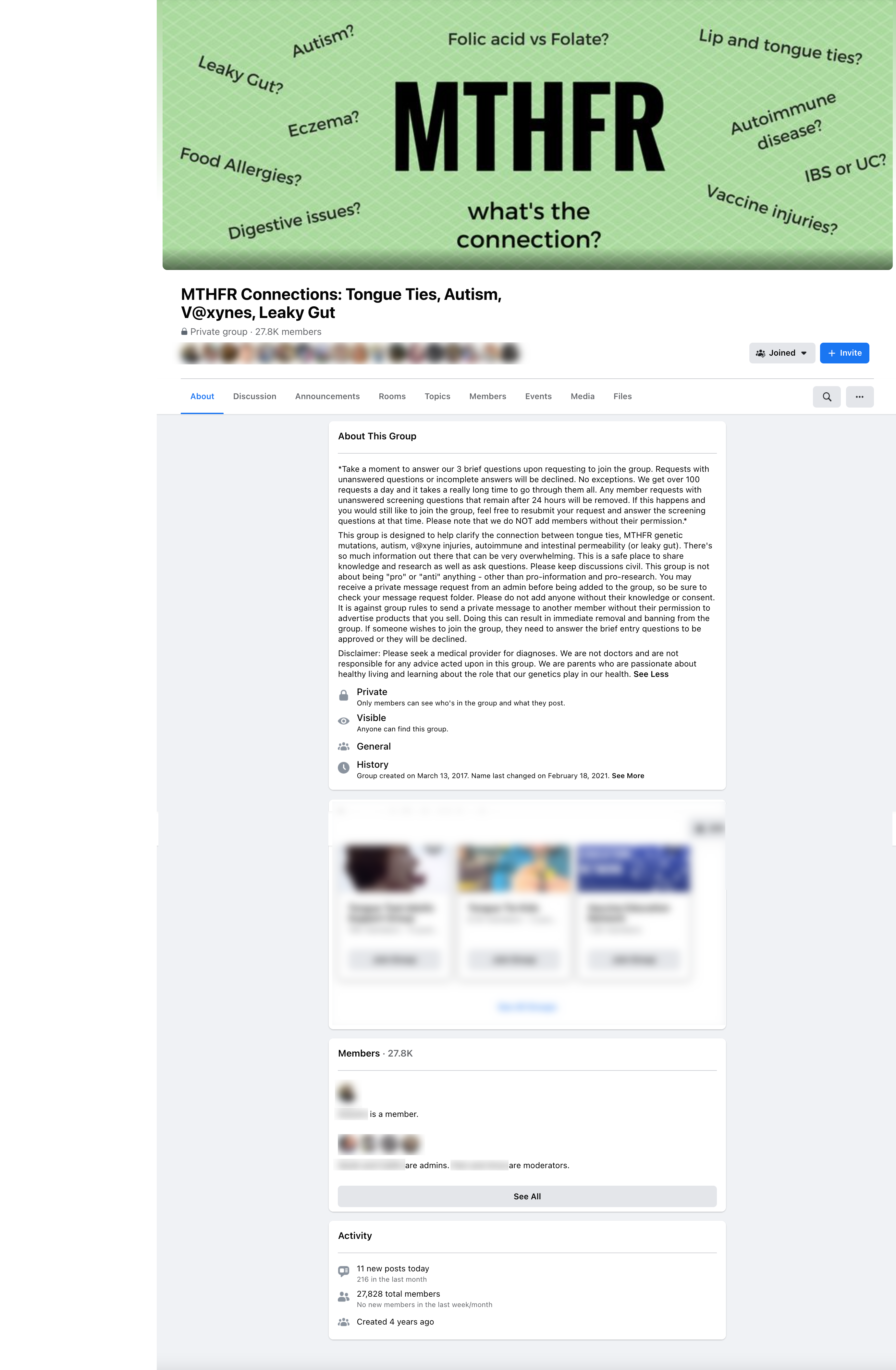 image of facebook group