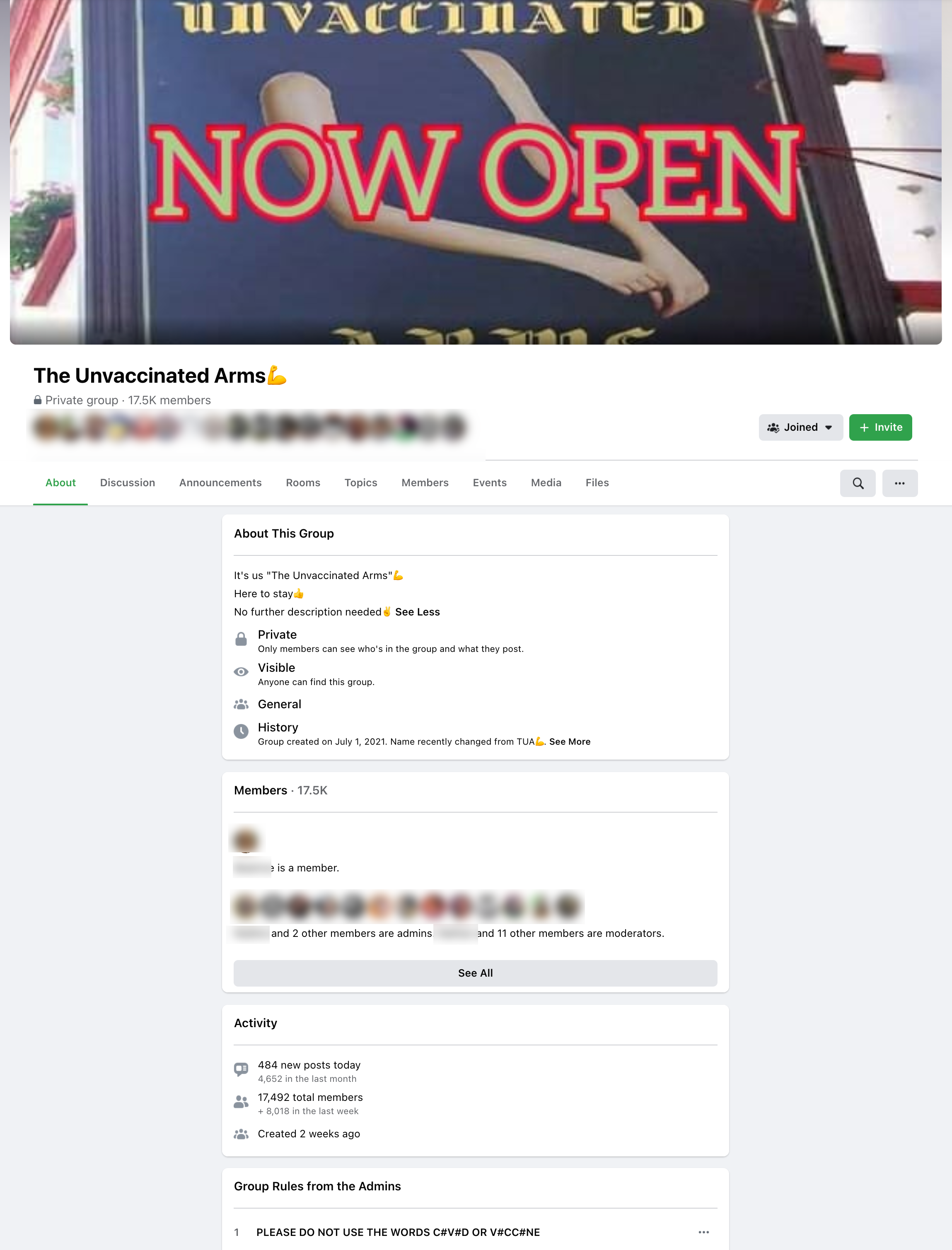 image of facebook group