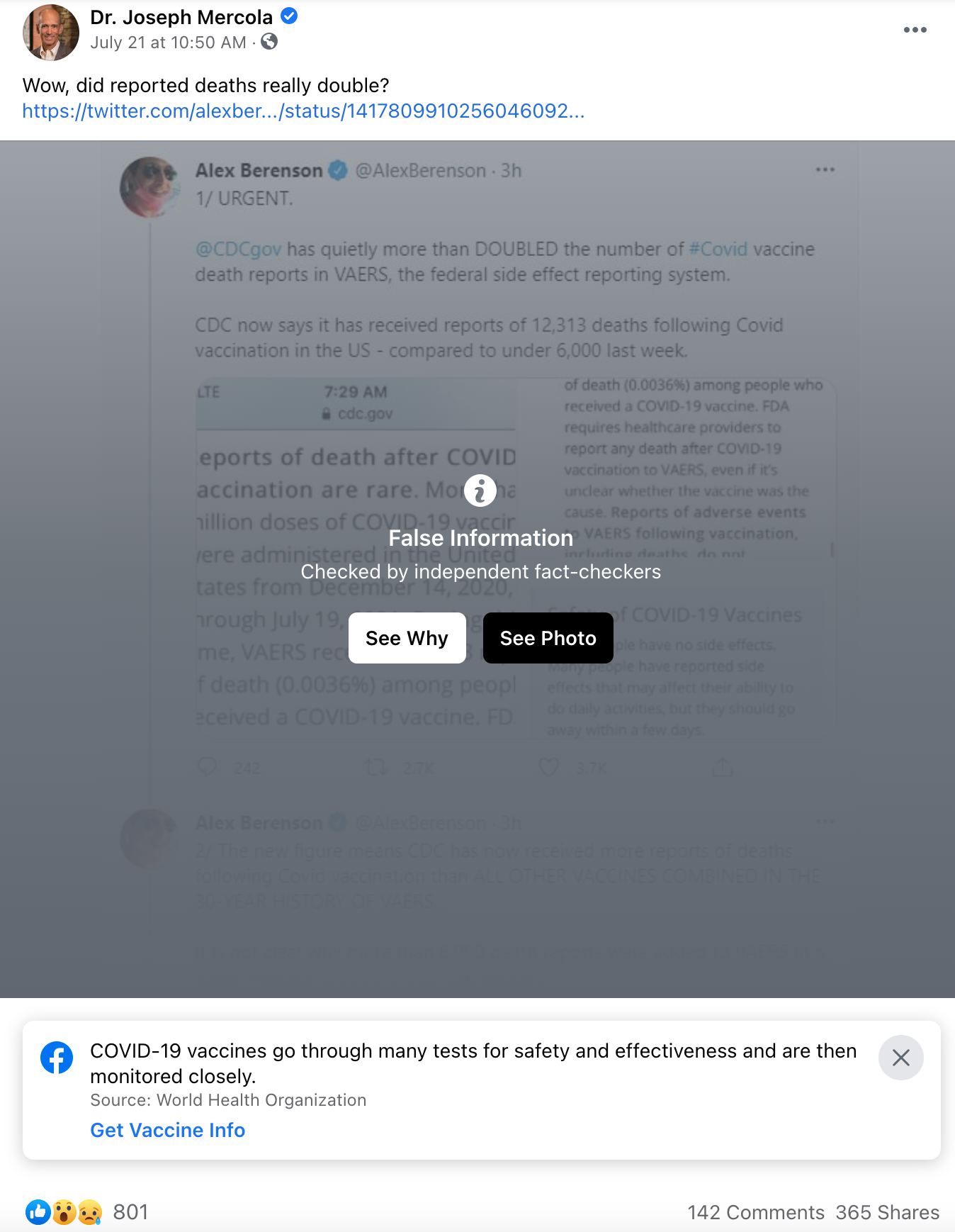 image of facebook post
