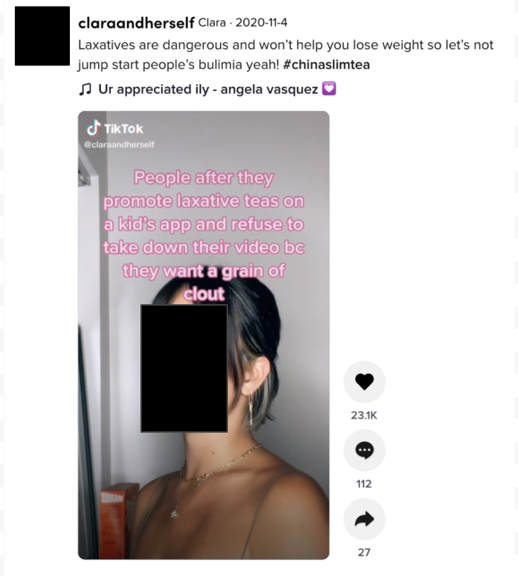 china slim tea tiktok