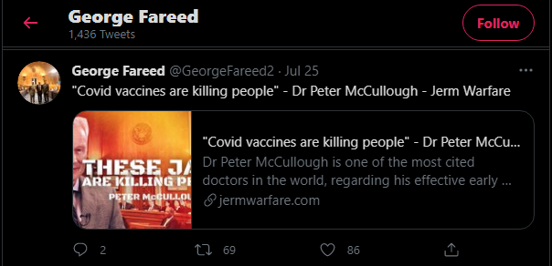Fareed: “‘Covid vaccines are killing people’ - Dr Peter McCullough - Jerm Warfare”