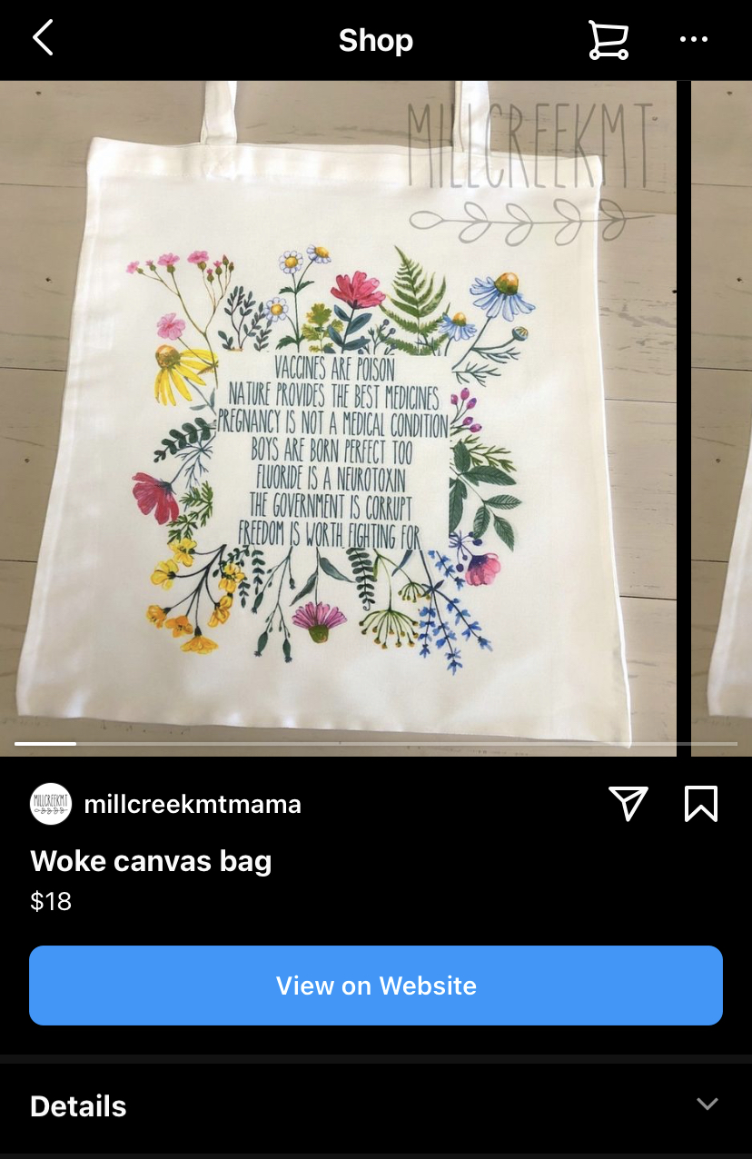 vaccines are poison -- tote bag