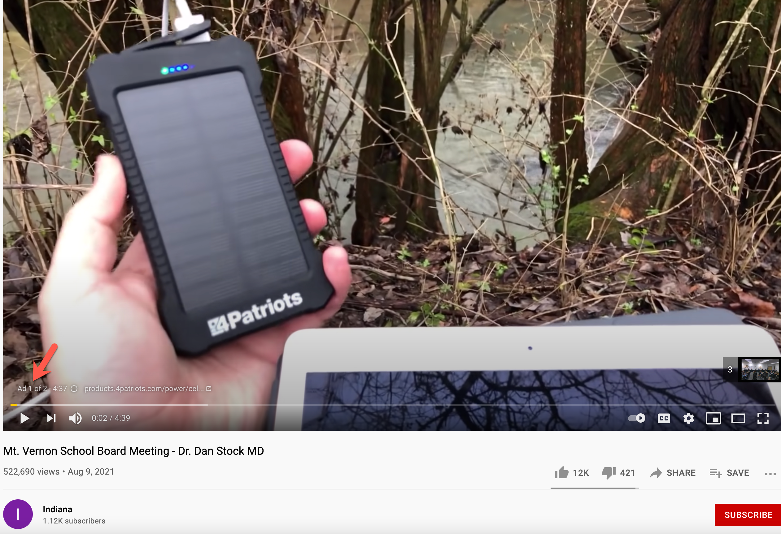 Dan Stock YouTube video ads2