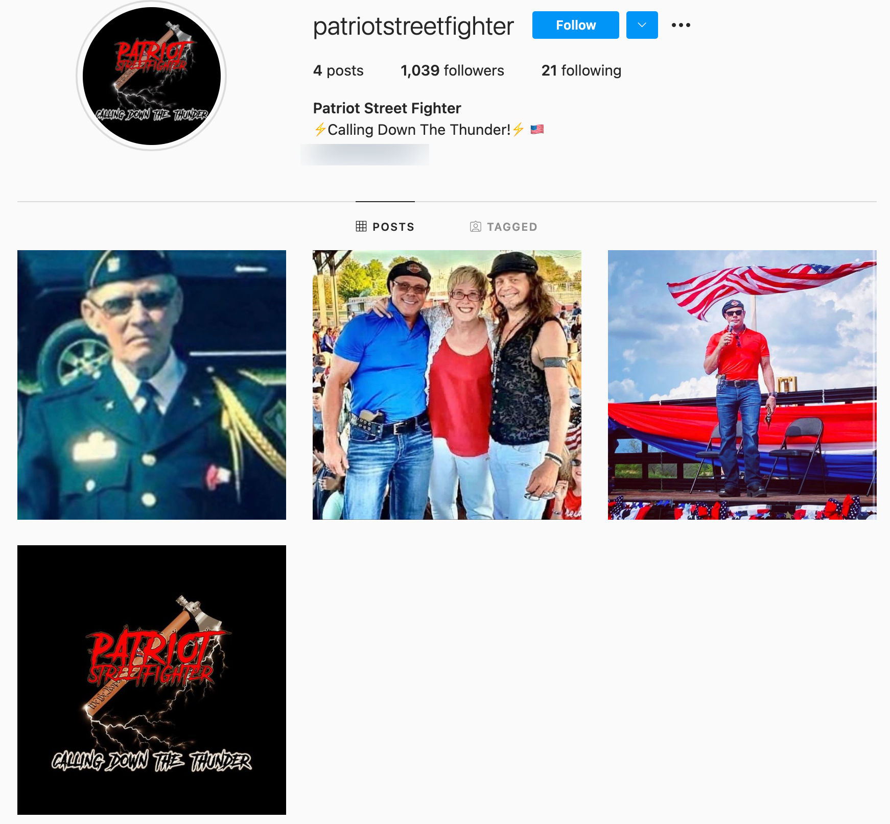 Patriot Streetfighter Instagram page