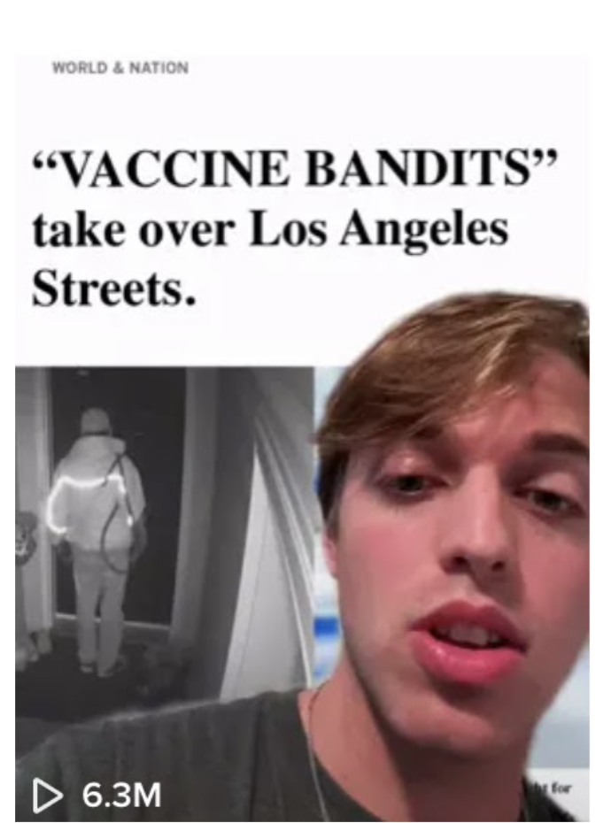 vaccine bandits 6.3 million views