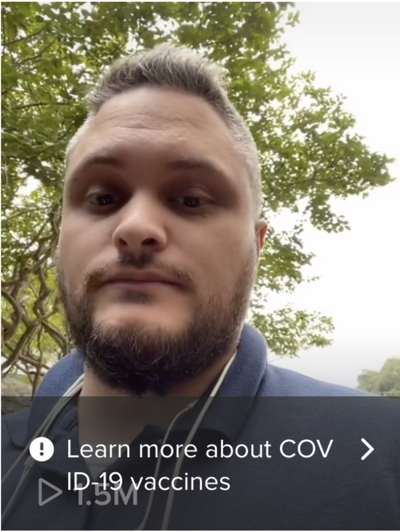 1.5 million views tiktok anti-vaxx