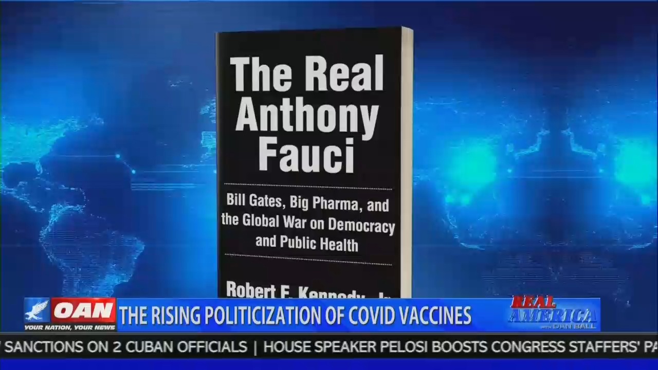 OAN promotes  noted anti-vaxxer RFK jr's book to viewers