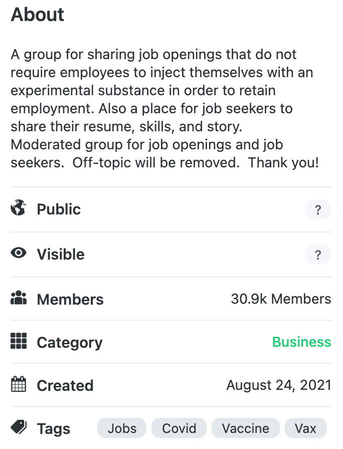 Gab group members