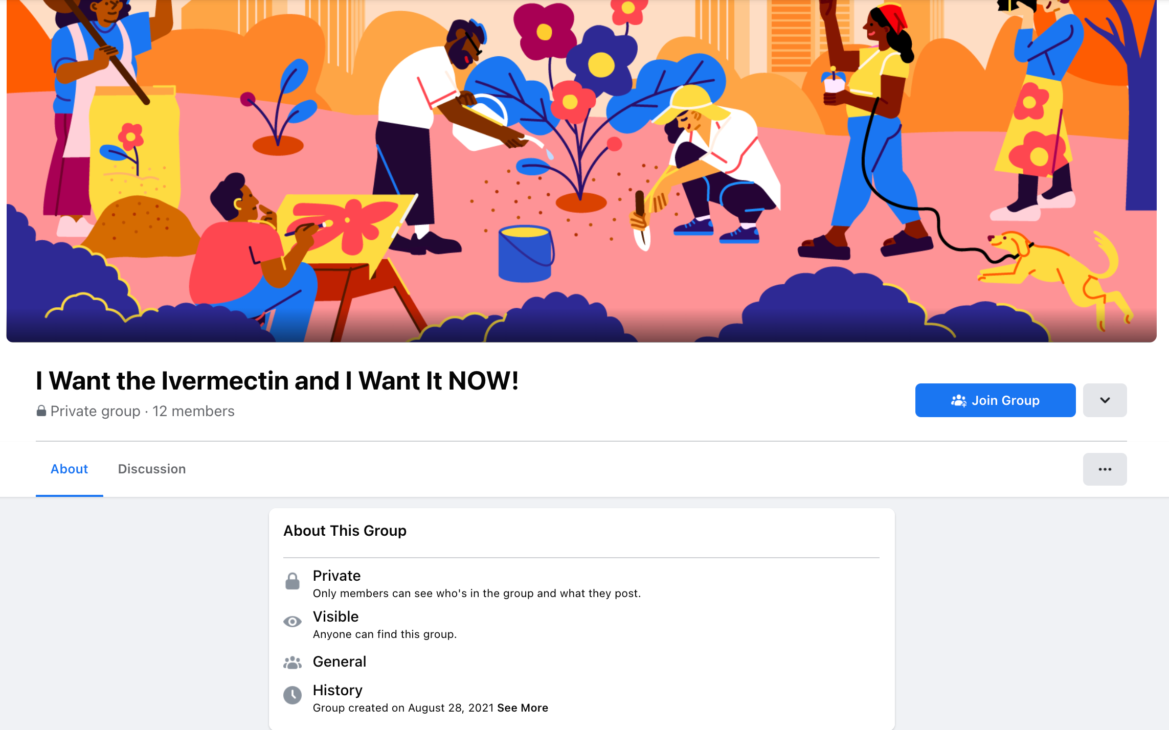 image of facebook group