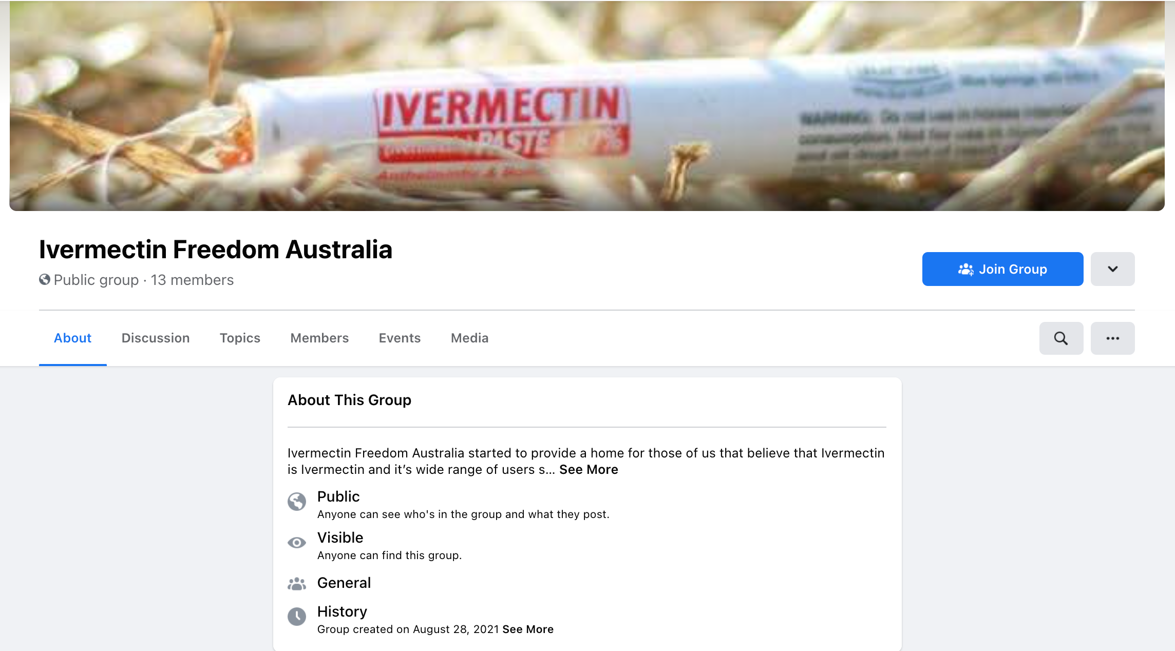 image of facebook group