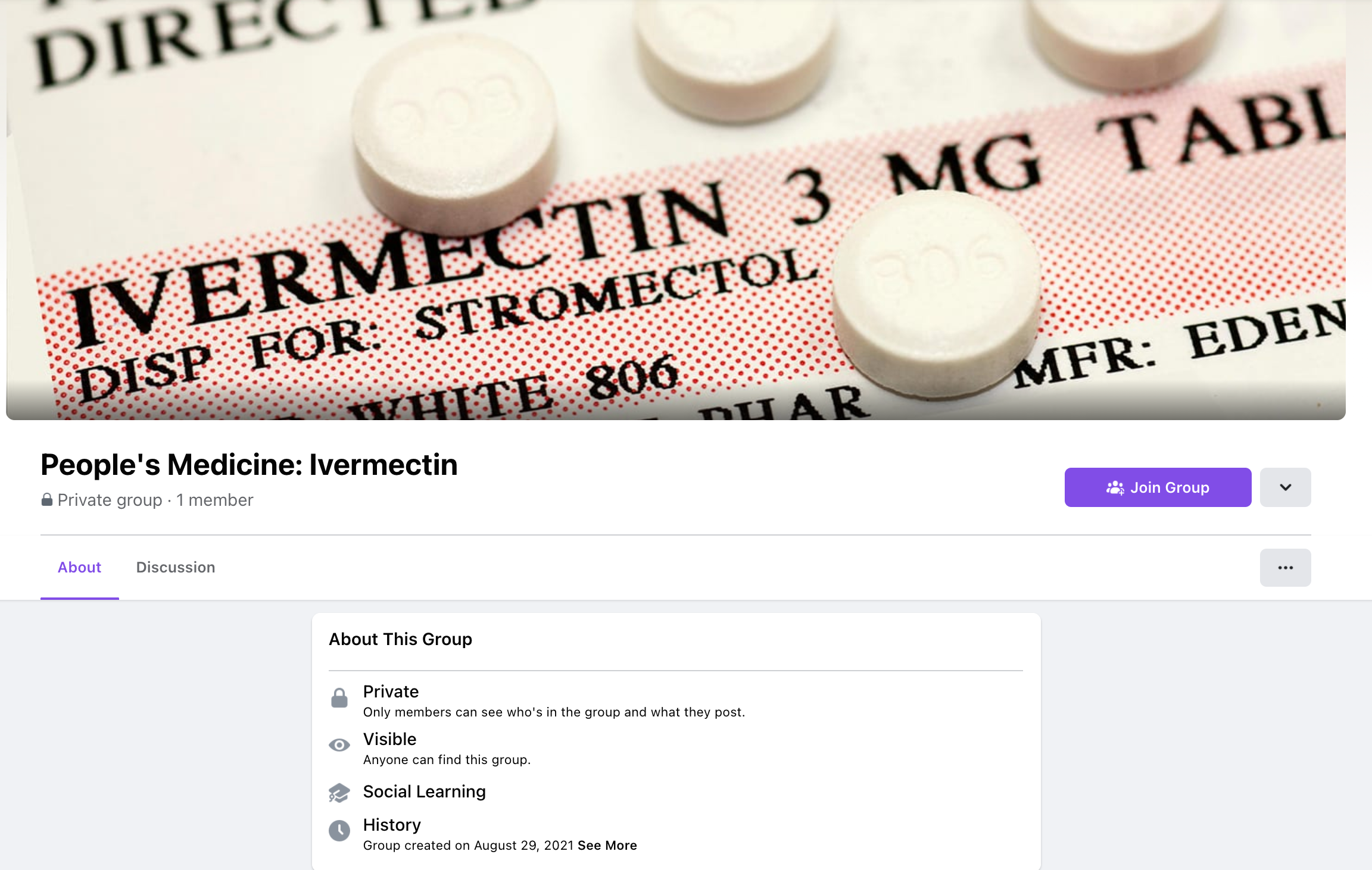 image of facebook group