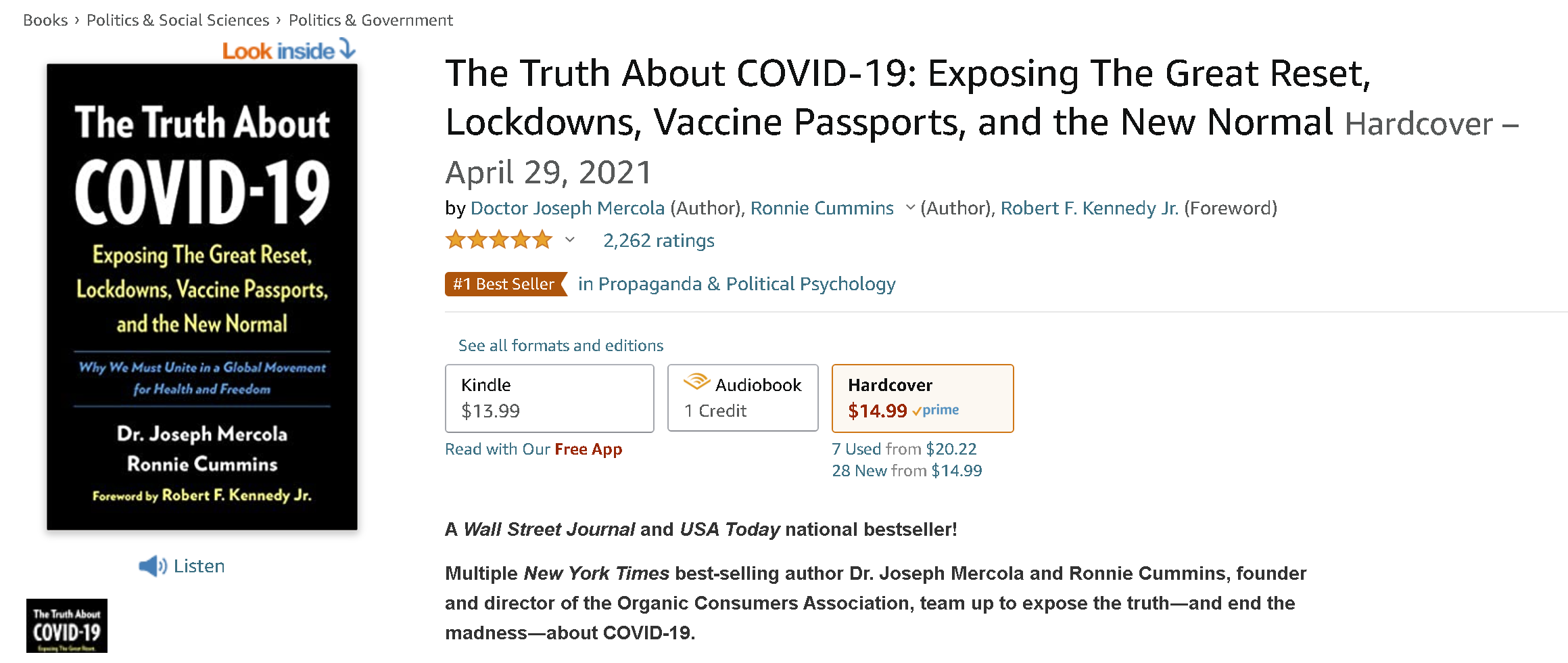 Covid misinformation redirect