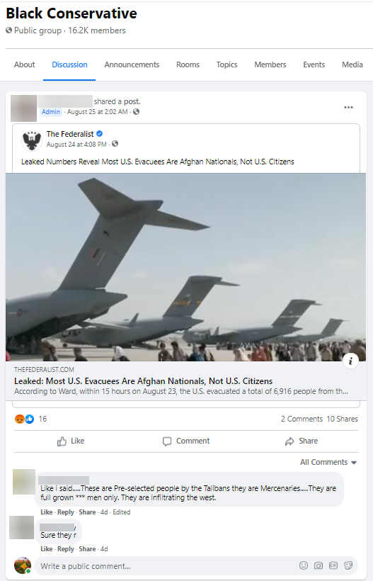 Leaked Numbers Reveal Most U.S. Evacuees Are Afghan Nationals, Not U.S. Citizens