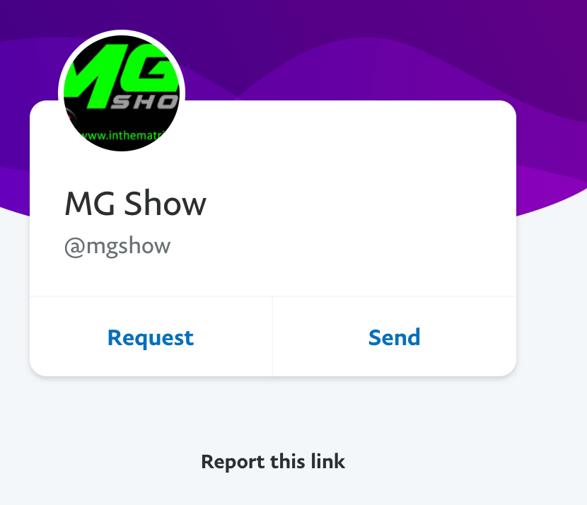 MG Show PayPal