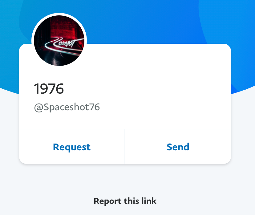 Spaceshot76 PayPal