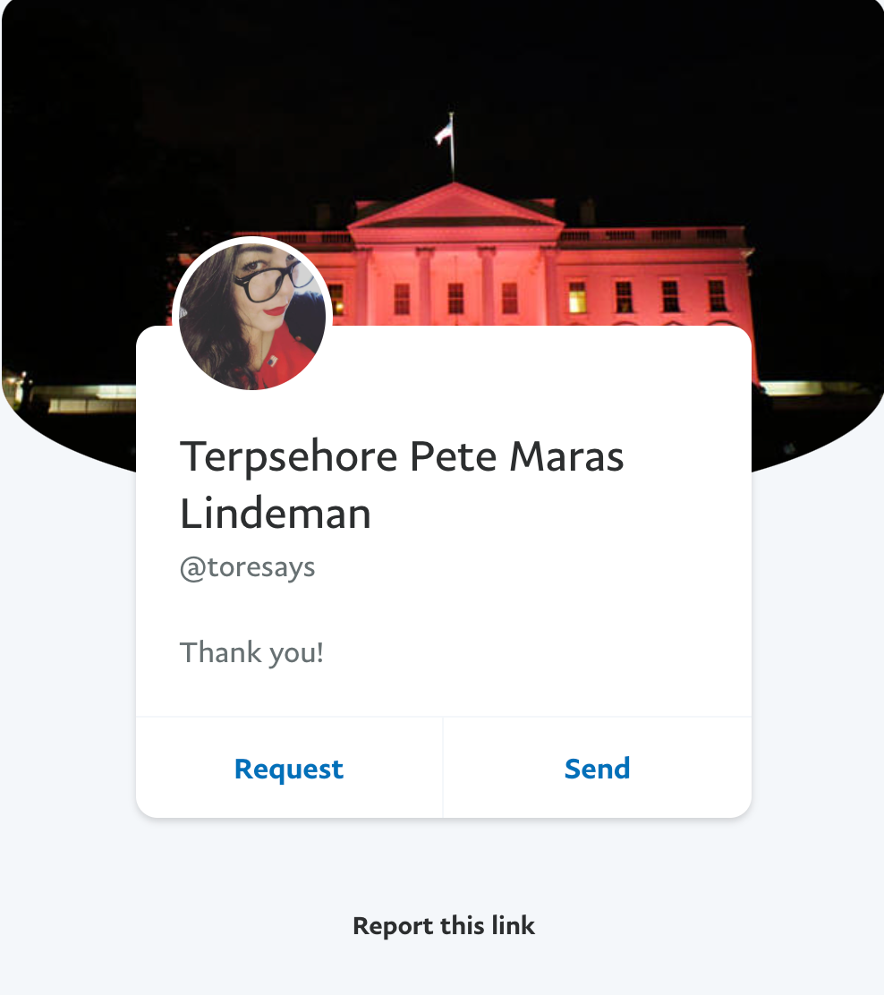 Terpsehore Maras Lindeman PayPal