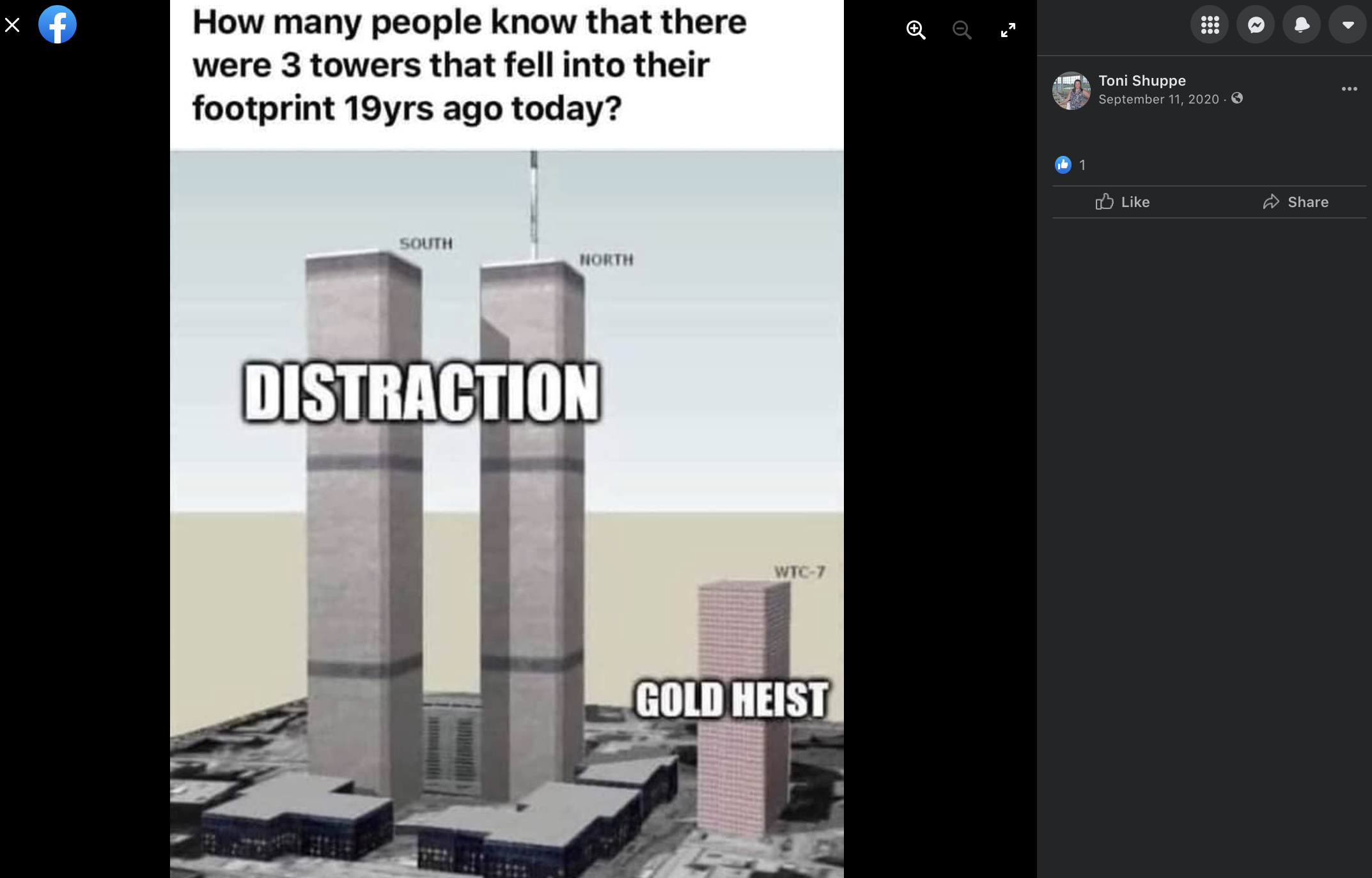 Shuppe 9/11 meme