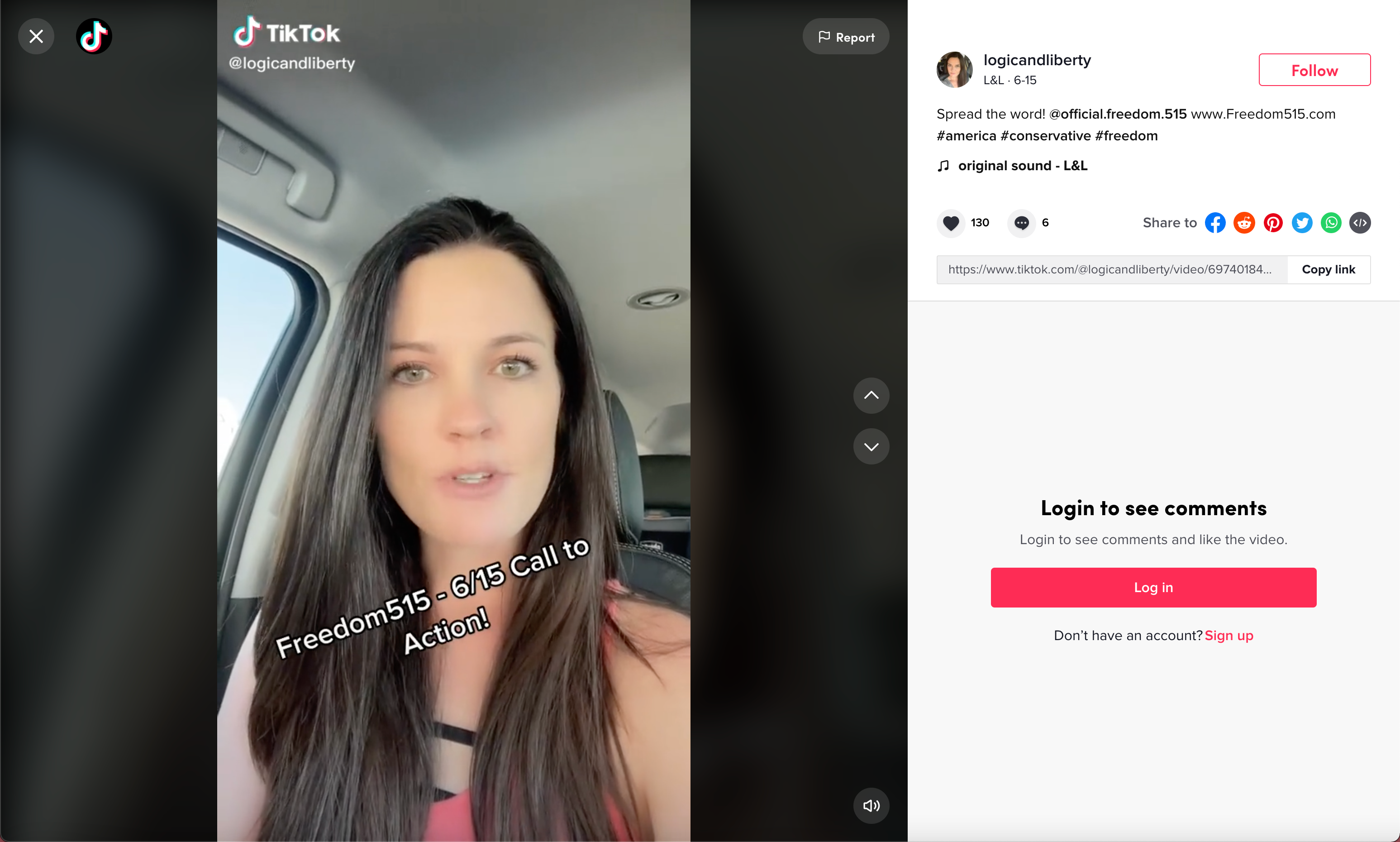 image of tiktok video