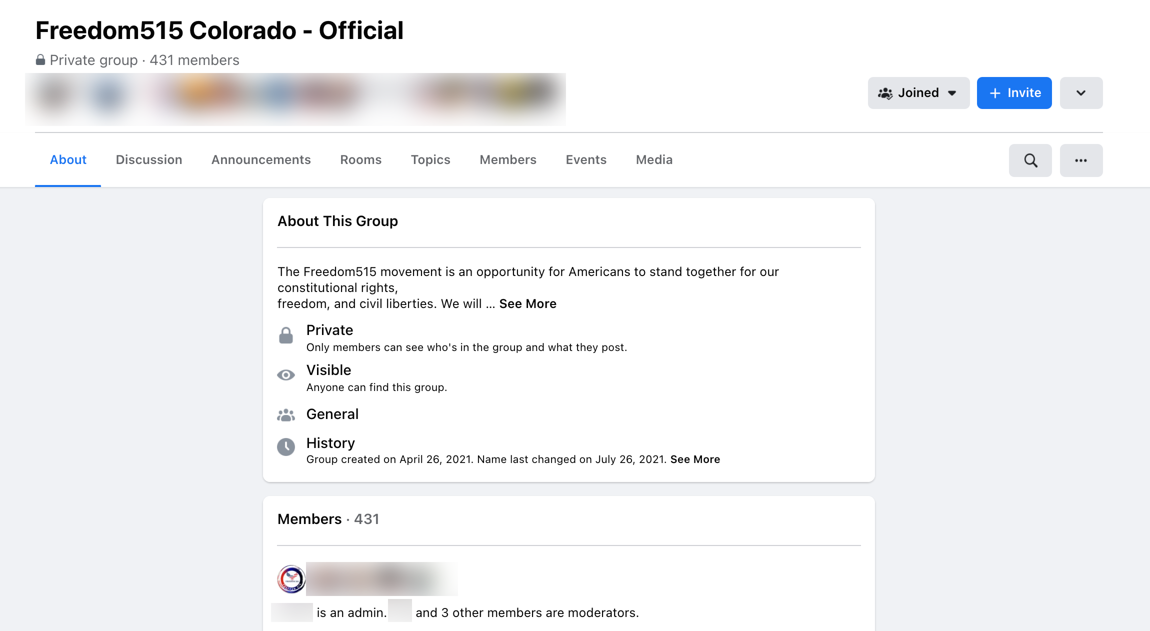 image of facebook group