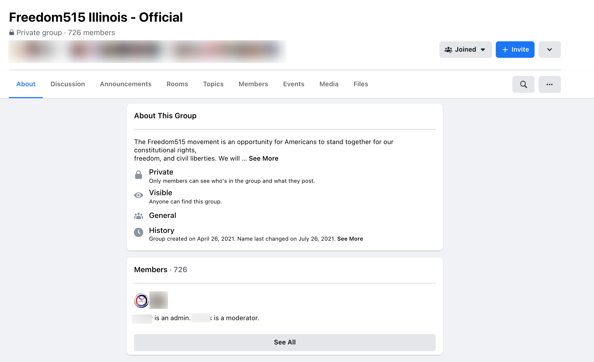 image of facebook group