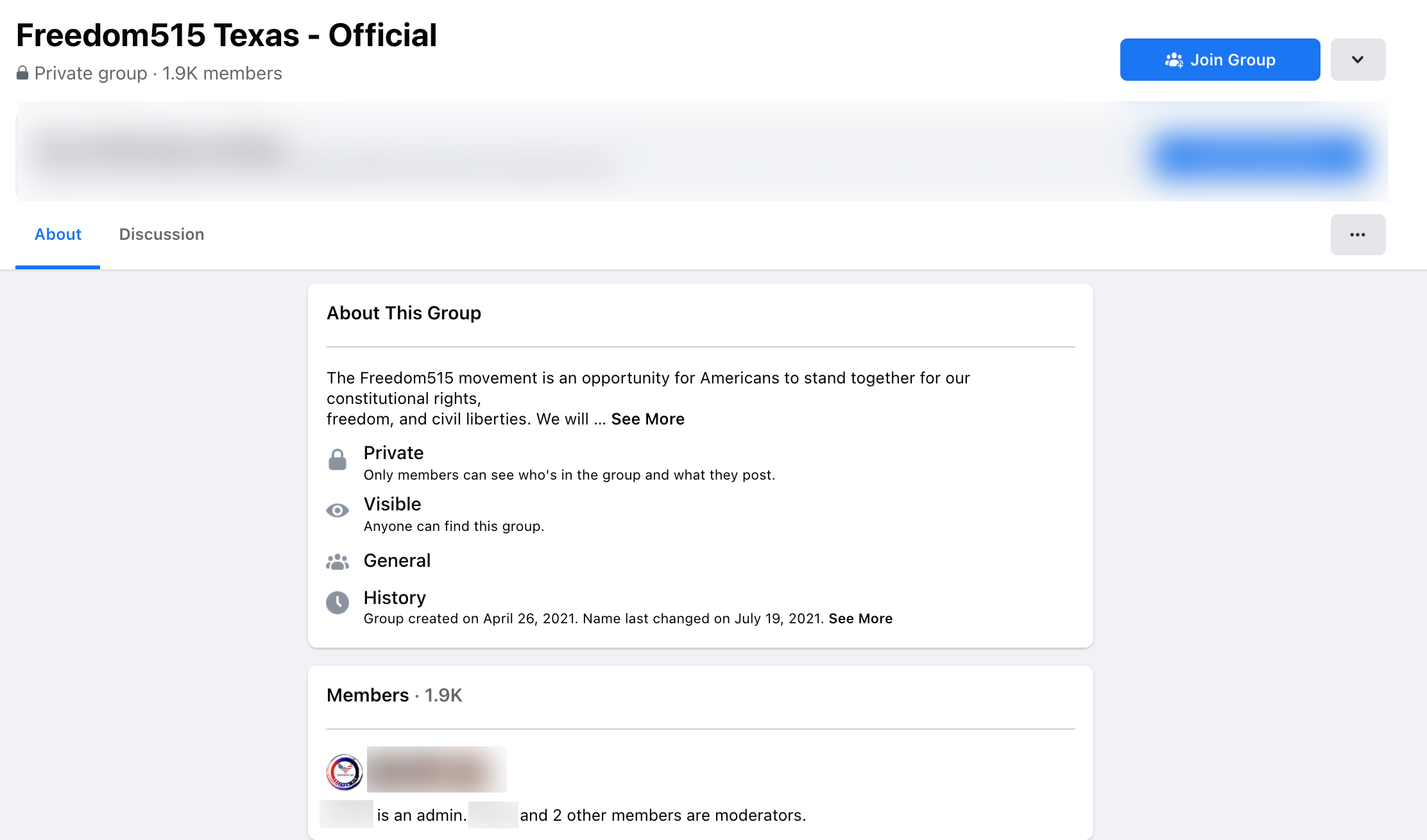 image of facebook group