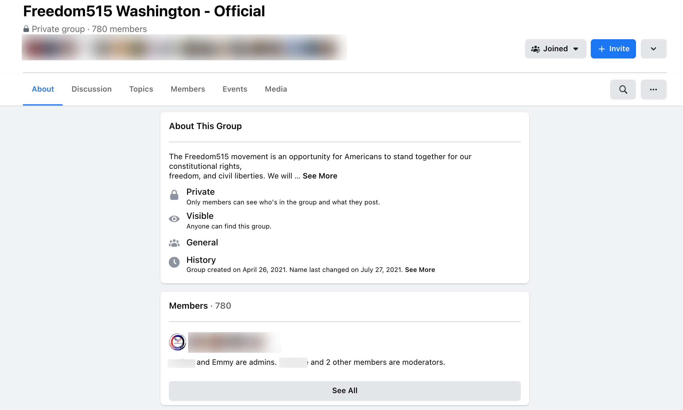 image of facebook group
