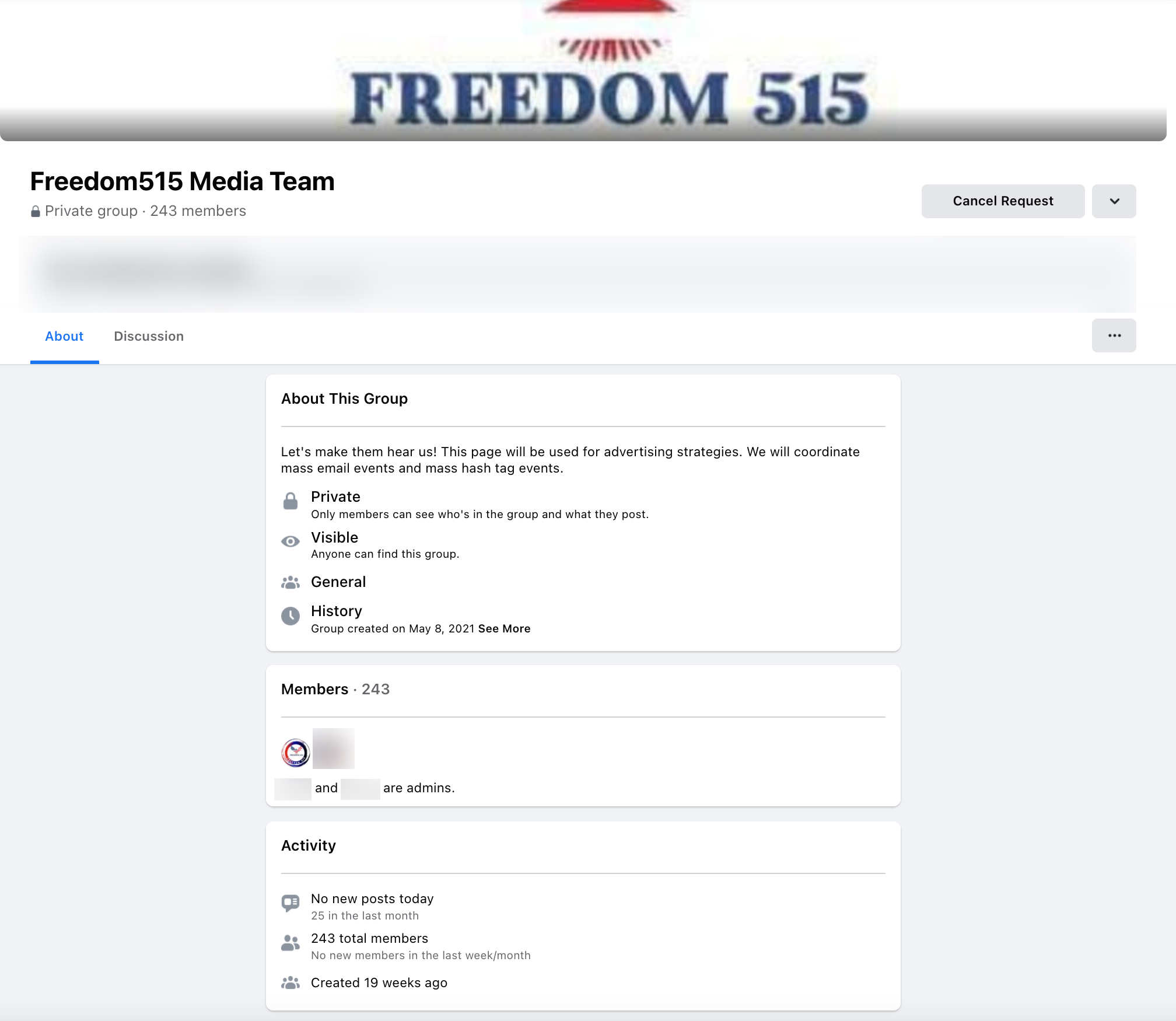 image of facebook group