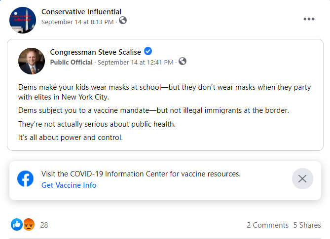 FB Page - Conservative Influential