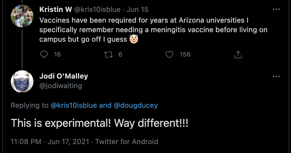 From Jodi O'Malley's Twitter account. 