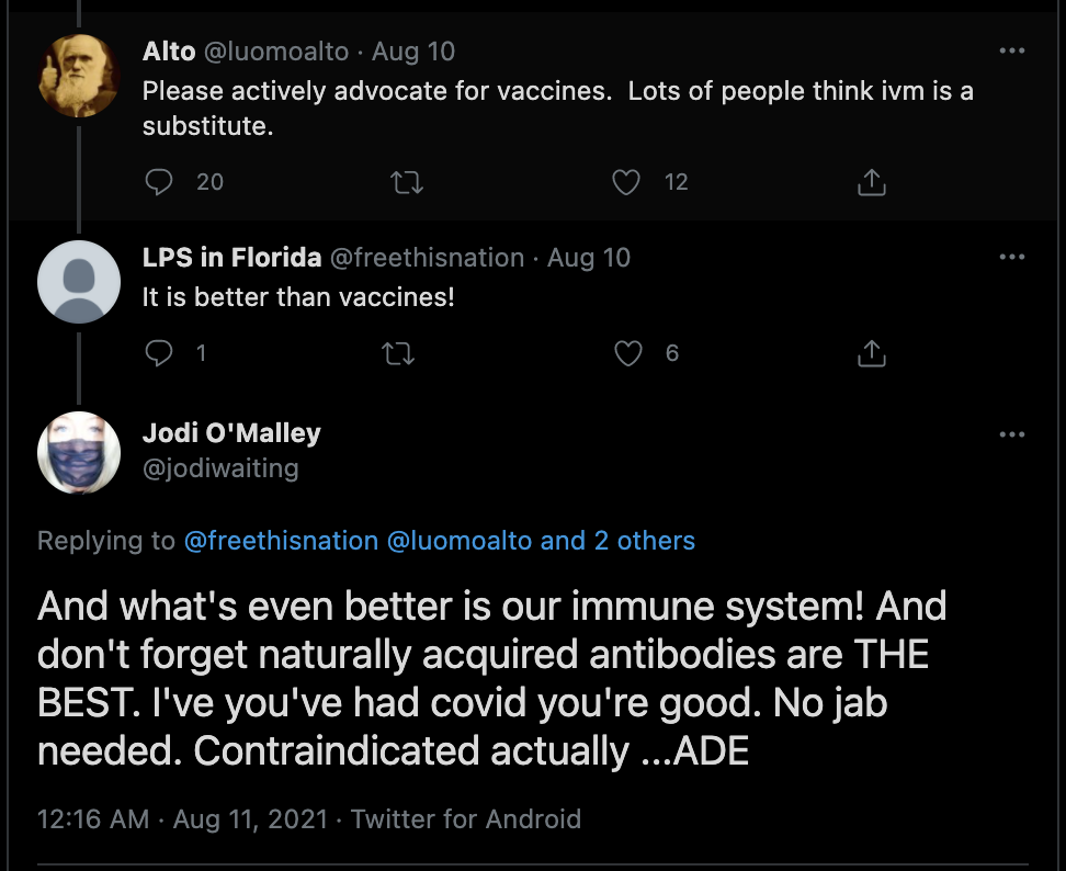 From Jodi O'Malley's Twitter account. 
