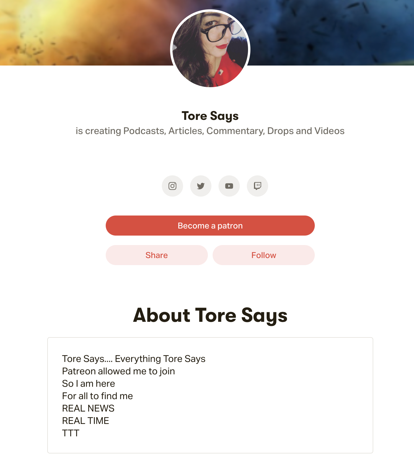 Tore Patreon