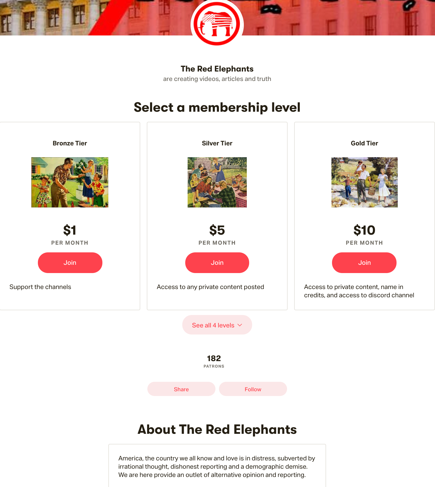 Red Elephants Patreon