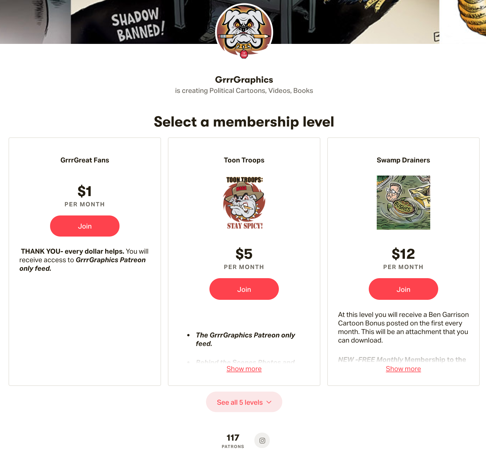 Ben Garrison Patreon