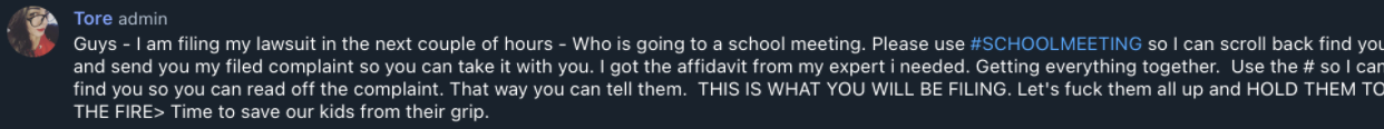 Tore school lawsuit Ohio group post2