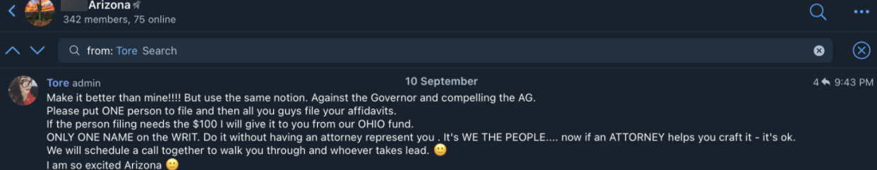 Tore Arizona group post1