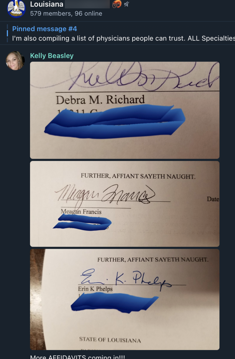 Louisiana group writ filing post2
