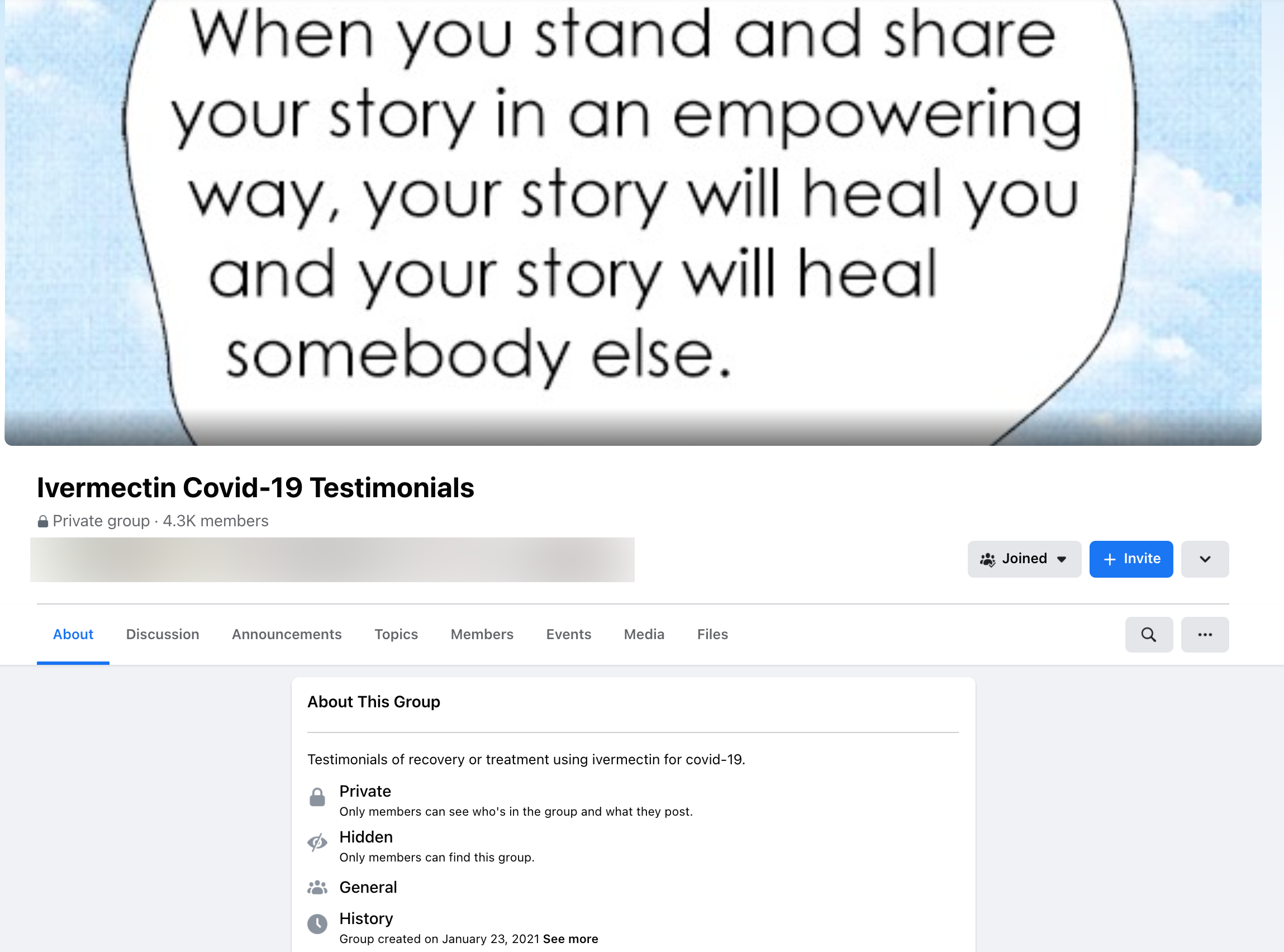 image of facebook group